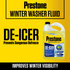 AS253 by PRESTONE PRODUCTS - Prestone De-Icer / Winter Washer Fluid- 1 gal; -34deg Protection, Melts Ice Fast