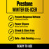 AS250 by PRESTONE PRODUCTS - De-Icer / Winter Washer Fluid- 1 gal; -27° Protection, Melts Ice Fast