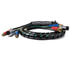 Tectran 1691357 Air Brake Hose and Power Cable Assembly 13.5 ft. 3-in-1 Black Air Power Line with FLEXGrip-HD and LIFESwivel