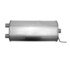 2526 by ANSA - Federal / EPA Catalytic Converter - Universal OBDII - 2.50" ID Neck / 2.50" ID Neck; 16.5" OAL; Oval; 5.9L / 6515; O2 Port: None