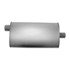 6595 by ANSA - Muffler - MSL Maximum; Oval Body - H4.06" X W10.5" X L20"; 25.5" OAL; 2.5" ID / 2.25" ID Config. O/C