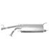 7471 by ANSA - Exhaust Muffler - Welded Assembly