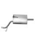 7542 by ANSA - Exhaust Muffler - Welded Assembly