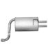 7545 by ANSA - Exhaust Muffler - Welded Assembly