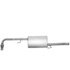 7680 by ANSA - Exhaust Muffler - Welded Assembly