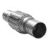 8840IB by ANSA - Flex Coupling - 300 Series SS, 2" Core, 2" Necks, 10" OAL with Inner Braid