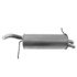 40023 by ANSA - Exhaust Muffler - Welded Assembly