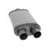 XS2198 by ANSA - Exhaust Muffler - Xlerator Stainless Steel