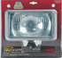 64551-5 by GROTE - 7" Rectangular Off-Road Lamp, Chrome, Retail Pack