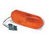Grote 77263 Strobe Light Strobe Light - 6.5 in. Oval, Amber, 12-24V, Twist-In, with Pigtail