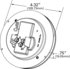 G4003-5 by GROTE - Hi Count 4" LED Stop / Tail / Turn Light - Auxiliary, Multi Pack