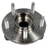 Centric 400.61003 Wheel Bearing and Hub Assembly Centric Premium Hub and Bearing Assembly without ABS
