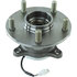 402.48001E by CENTRIC - C-Tek Standard Hub and Bearing Assembly; With Integral ABS