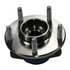 402.62017E by CENTRIC - C-Tek Standard Hub and Bearing Assembly; With Integral ABS