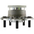 Centric 406.43000E Wheel Bearing and Hub Assembly C-Tek Standard Hub and Bearing Assembly