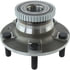 Centric 406.49000E Wheel Bearing and Hub Assembly C-Tek Standard Hub and Bearing Assembly; With ABS Tone Ring