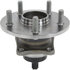 407.44015E by CENTRIC - C-Tek Standard Hub and Bearing Assembly; With Integral ABS