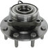 402.66012E by CENTRIC - C-Tek Standard Hub and Bearing Assembly; With Integral ABS