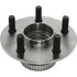 406.63008E by CENTRIC - C-Tek Standard Hub and Bearing Assembly; With ABS Tone Ring