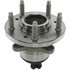 407.20001E by CENTRIC - C-Tek Standard Hub and Bearing Assembly; With Integral ABS