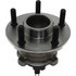 407.39000E by CENTRIC - C-Tek Standard Hub and Bearing Assembly; With Integral ABS