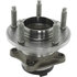 Centric 407.61005E Wheel Bearing and Hub Assembly C-Tek Standard Hub and Bearing Assembly; With Integral ABS