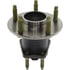 Centric 407.62027 Wheel Bearing and Hub Assembly Centric Premium Hub and Bearing Assembly; With Integral ABS