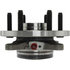 407.65003E by CENTRIC - C-Tek Standard Hub and Bearing Assembly; With Integral ABS