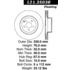 Centric 121.35038 Disc Brake Rotor Std Brake Rotor