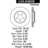 Centric 125.63039 Brake Hardware Tech Tray Premium High-Carbon Rotor