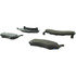 106.01230 by CENTRIC - Posi Quiet Extended Wear Brake Pads with Shims and Hardware