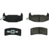 Centric 106.03770 Disc Brake Pad Set Posi Quiet Extended Wear Brake Pads with Shims and Hardware
