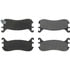 106.06360 by CENTRIC - Posi Quiet Extended Wear Brake Pads with Shims and Hardware