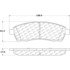 106.07570 by CENTRIC - Disc Brake Pad