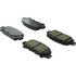 106.07700 by CENTRIC - Posi Quiet Extended Wear Brake Pads with Shims and Hardware