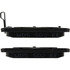 Centric 106.09000 Disc Brake Pad Set Posi Quiet Extended Wear Brake Pads with Shims and Hardware