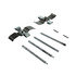 Centric 301.09600 Disc Brake Pad Set Centric Premium Ceramic Brake Pads with Shims and Hardware