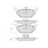 Centric 500.10550 Disc Brake Pad Set PQ PRO Disc Brake Pads