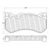 Centric 500.12910 Disc Brake Pad Set PQ PRO Disc Brake Pads with Hardware