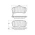 Centric 500.13020 Disc Brake Pad Set PQ PRO Disc Brake Pads with Hardware