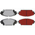 500.17280 by CENTRIC - PQ PRO Disc Brake Pads with Hardware