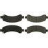 106.09740 by CENTRIC - Posi Quiet Extended Wear Brake Pads with Shims and Hardware