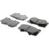 Centric 106.09761 Disc Brake Pad Set Posi Quiet Extended Wear Brake Pads with Shims and Hardware