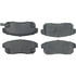 106.10080 by CENTRIC - Posi Quiet Extended Wear Brake Pads with Shims and Hardware