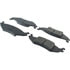 106.10460 by CENTRIC - Posi Quiet Extended Wear Brake Pads with Shims and Hardware