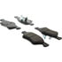 106.10470 by CENTRIC - Posi Quiet Extended Wear Brake Pads with Shims and Hardware