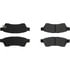 Centric 106.11000 Disc Brake Pad Set Posi Quiet Extended Wear Brake Pads with Shims and Hardware