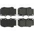 300.04360 by CENTRIC - Premium Semi-Metallic Brake Pads with Shims and Hardware