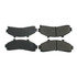 300.06520 by CENTRIC - Centric Premium Semi-Metallic Brake Pads with Shims and Hardware