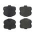 300.11851 by CENTRIC - Centric Premium Semi-Metallic Brake Pads with Shims